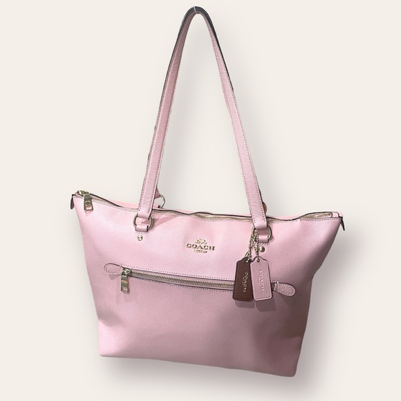 Coach Handbags - Blush Pink Coach Storybook Bag EUC